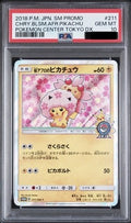 PSA 10 Cherry Blossom Afro Pikachu 211/SM-P 2018 Tokyo DX Japanese Promo