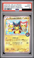 PSA 10 Poncho-Wear Pikachu 203/XY-P Mega Campaign Japanese Promo Pokemon Card