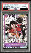 PSA 10 Monkey D. Luffy SEC-SP [OP09-119] - Emperors in the New World - Manga Art One Piece Card