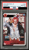 PSA 10 Shanks SEC [120] - One Piece Promotion Cards (OP01) - Serial Numbered Flagship Battle Prize One Piece Card