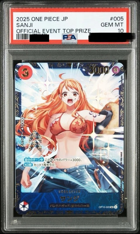 PSA 10 Sanji Super Rare [OP10-005] - One Piece Promotion Cards One Piece Card