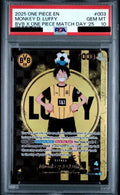 PSA 10 Monkey D. Luffy Leader [ST13-003] - One Piece Promotion Cards (ST13) - BVB Match Day Promo One Piece Card