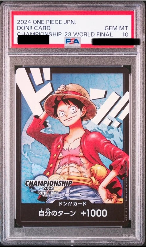 PSA 10 DON!! Card - Monkey D. Luffy Promo [DON-CSWF23] - Championship 2023 World Final Commemorative One Piece Card