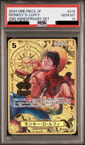 PSA 10 Monkey D. Luffy Super Rare [ST13-015] - 2nd Anniversary Set One Piece Card