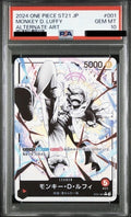 PSA 10 Monkey D. Luffy Leader Parallel [ST21-001] - Starter Deck EX: Gear 5 One Piece Card