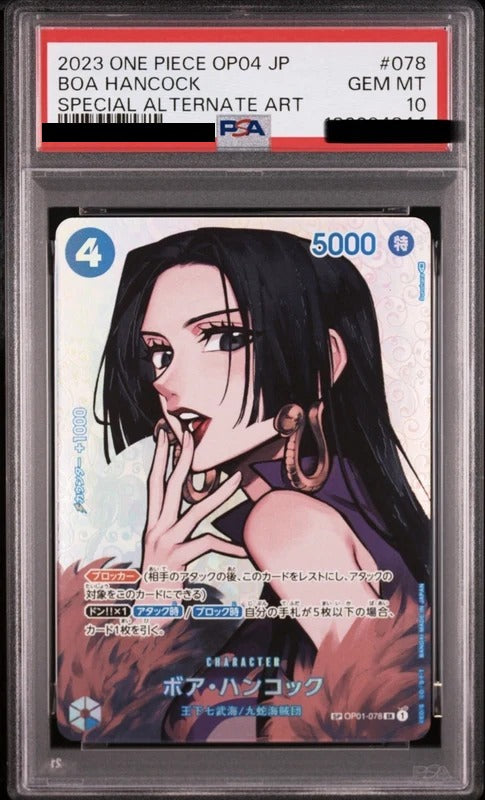 PSA 10 Boa Hancock Super [OP01-078] - Kingdoms of Intrigue One Piece Card