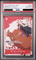 PSA 10 Monkey D. Luffy P [P-001] - Promotion Card Set 1 One Piece Card