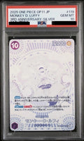 PSA 10 Monkey D. Luffy SEC-SPC [OP05-119] - Awakening of the New Era One Piece Card