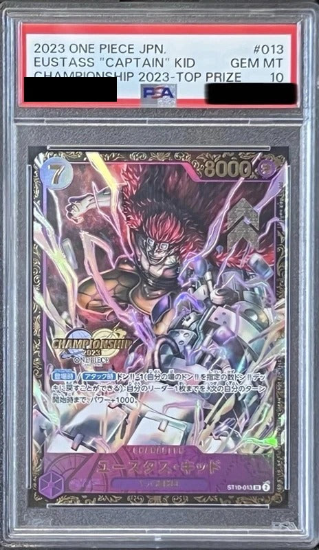 PSA 10 Eustass Kid SR [ST10-013] - Starter Deck: The Three Captains One Piece Card
