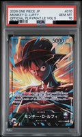 PSA 10 Monkey D. Luffy L [EB02-010] - Extra Booster: Anime 25th Collection One Piece Card