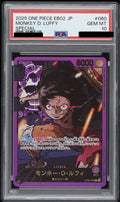 PSA 10 Monkey D. Luffy L-SPC [OP05-060] - Anime 25th Collection One Piece Card