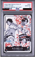 PSA 10 Luffy & Ace L-P [ST30-001] - Start Deck EX: Luffy & Ace Bonus Pack One Piece Card