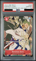 PSA 10 Roronoa Zoro SR [OP01-025] - 1st Anniversary Set One Piece Card
