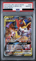 PSA 10 Charizard & Braixen GX Super Rare, Special Art [SM11a 068/064] - Remix Bout Pokemon Card